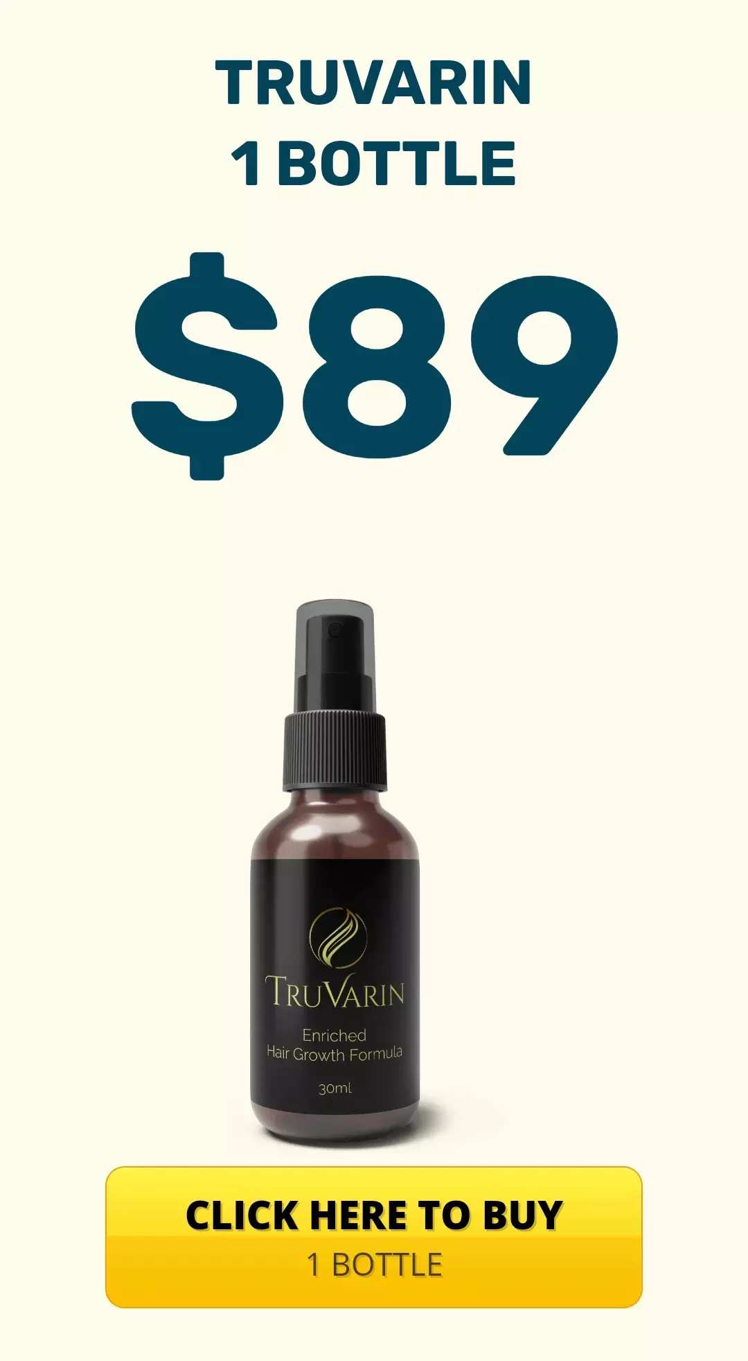 TruVarin - 1 Bottle Price